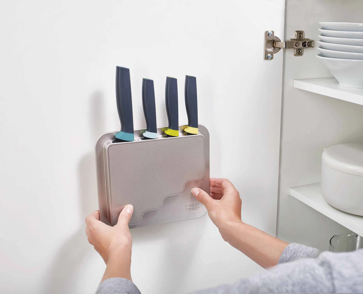 DoorStore™ Knivhållare Till kökslucka med 4 knivar Joseph Joseph