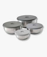 Nest™ Prep&Store Skålset 4 delar i Rostfritt Stål – Joseph Joseph