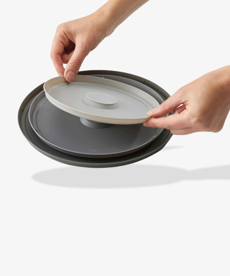 Nest™ Prep&Store Skålset 4 delar i Rostfritt Stål – Joseph Joseph