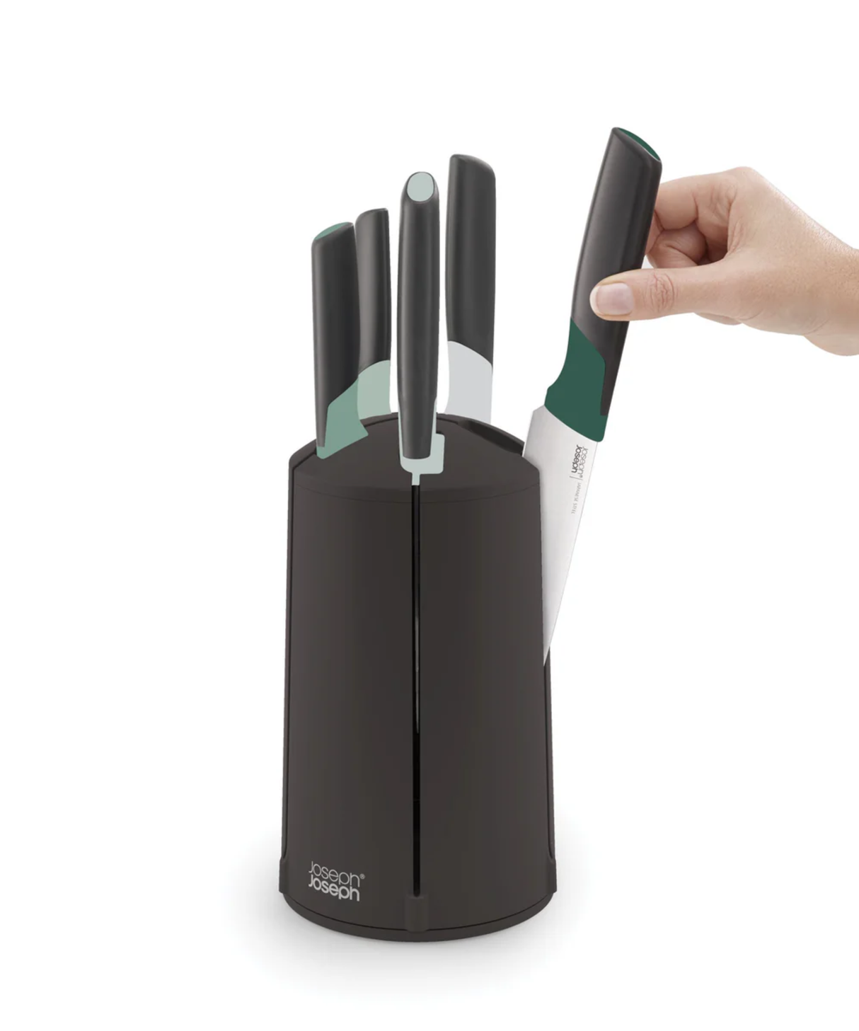 Elevate™ 5-delars Knivset med Roterande Knivblock – Joseph Joseph